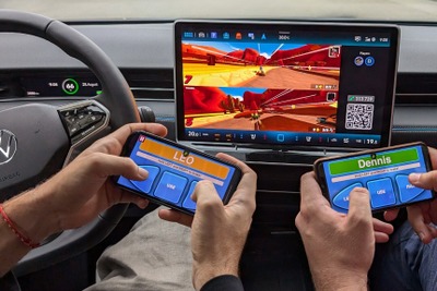 VW「ID.シリーズ」やゴルフの車載ディスプレイでゲームプレイが可能に 画像