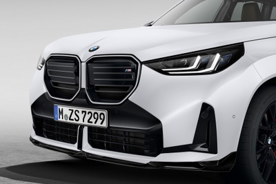 フロントスプリッターも登場、BMW X3 新型の「Mパフォーマンスパーツ」は素材が違う! 画像