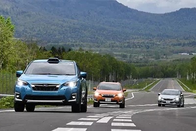 スバル、国内初のローカル5G自動運転実証実験開始 画像