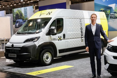 オペル、燃料電池バン『モバノ・ハイドロジェン』発表、水素×プラグインで航続500km 画像