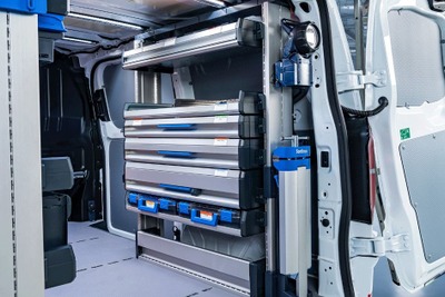 VW『トランスポーター』新型に搭載された「世界初の新収納システム」とは 画像
