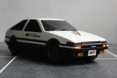 「AE86」藤原とうふ店(自家用)仕様の無線マウス、オートバックス東雲で販売開始 画像