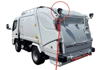 極東開発工業のごみ収集車、作業灯のブラケットが…リコール 画像
