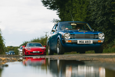 三菱自動車、英国進出50周年記念ラリー開催…歴史的名車50台が参加 画像