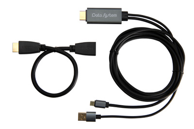 スマホをナビ/ディスプレイに接続…データシステムからミラーリングHDMI変換ケーブル「AV004」が発売 画像