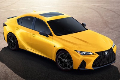 レクサスIS500、鮮やかなフレアイエローまとう限定車が登場…米2025年型 画像