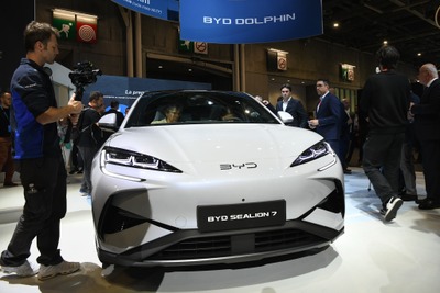 BYD「オーシャン」シリーズ最新作、『SEALION 7』は欧州向けEV…パリモーターショー2024で発表 画像
