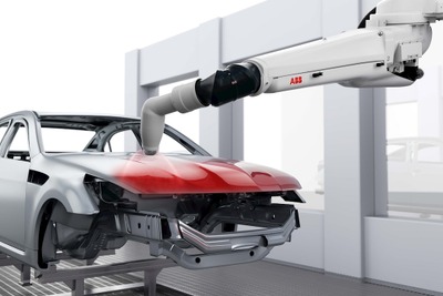 ABBが自動車用の新型高塗着塗装機を発表…無駄を30%削減 画像