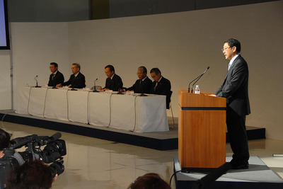 トヨタ新社長就任会見…豊田社長のあいさつ 画像
