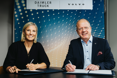 ボルボとダイムラートラック、合弁会社でSDV向けプラットフォームとOS開発へ 画像