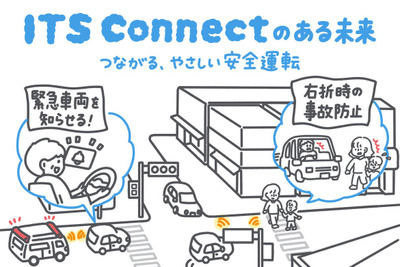 ITS Connect、子育て応援フェスタに初出展…運転時の死角解消技術を体験可能 画像