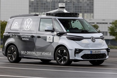 VW『ID.Buzz』の自動運転シャトル、大規模な実証実験へ 画像