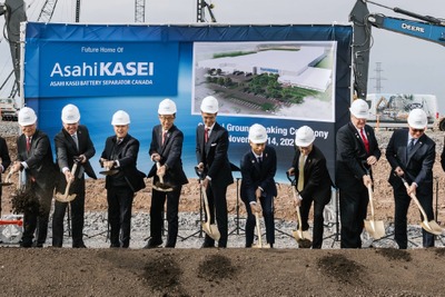 ホンダと旭化成、リチウム電池用セパレータ生産へ…カナダに新工場起工 画像