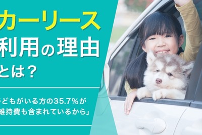 カーリースに期待するのは「価格と手続き」、家族構成で異なるニーズも 画像