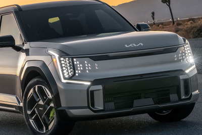 斬新なのは顔だけじゃない! キアの3列シートSUV最強『EV9 GT』発表…ロサンゼルスモーターショー2024 画像