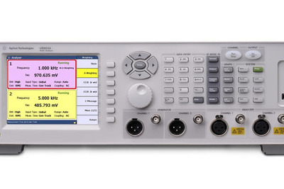 オーディオ機器などの性能を評価する多機能測定器を発売　アジレント 画像