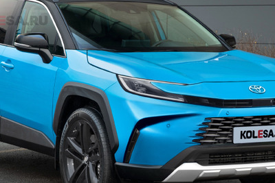 トヨタ『RAV4』次期型はやっぱり「ハンマーヘッド」採用! ワールドプレミアは2025年夏か 画像