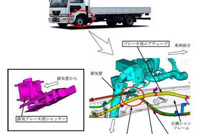 【リコール】日産ディーゼル コンドル…ブレーキが効かない 画像