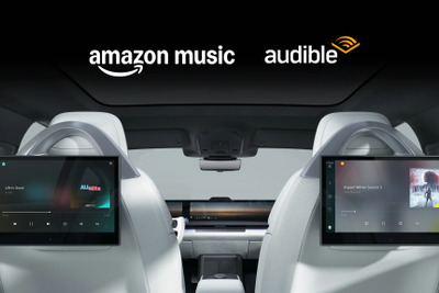 ソニー・ホンダ「AFEELA」、Amazon MusicとAudibleを車内エンタメに導入…CES 2025 画像