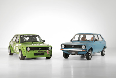 VW『ポロ』50周年、初代のヒルクライム仕様が独クラシックモーターショーに 画像