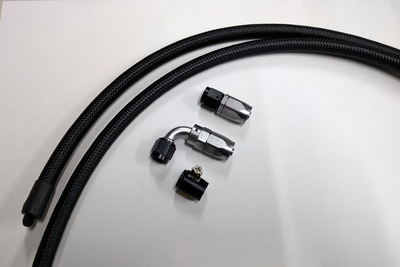 ブラックメッシュホース使用で軽量化、HKSがR35『GT-R』用オイルクーラーキットをリニューアル 画像
