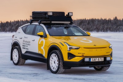 ポールスター、氷上レース仕様のEV『Arctic Circle』3車種を発表…544馬力ツインモーターで駆ける 画像