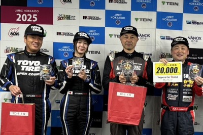 北海道ブリザードラリー、トーヨータイヤのサポートチームがクラスワンツーフィニッシュ&表彰台 画像