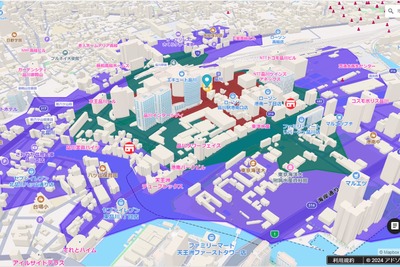 マップボックス、AI機能搭載のSaaS型ソリューション「DOCOYA」に地図基盤提供 画像