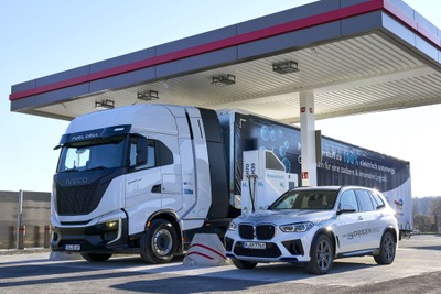 BMW、燃料電池トラックの試験運用開始…水素で物流を脱炭素化へ 画像