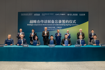 VWグループ、中国CATLと戦略的提携…EV向け電池を共同開発へ 画像