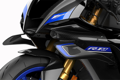 ヤマハのフラッグシップ『YZF-R1/R1M』が進化! MotoGPさながらの巨大ウイングレット装着 画像