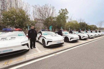 AI搭載の次世代パトカー『イーパイ 007』、中国武漢市公安局に配備 画像