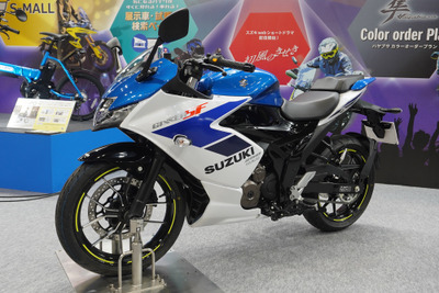 スズキ『ジクサーSF250』の新色に「爽やかでいい」など反響、据え置きの価格にも「さすがスズキ」…大阪モーターサイクルショー2025 画像