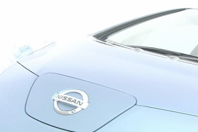 日産の新型EV…超未来的ルックスが判明!! 画像