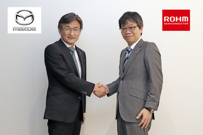 マツダとローム、次世代パワー半導体を用いて自動車部品の共同開発を開始 画像