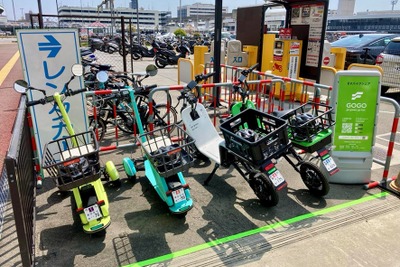 EVバイクシェアサービスの実証実験、大阪国際空港で開始…16歳以上は免許証不要 画像