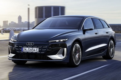 アウディの新型EV『A6 e-tron』、高性能な「S6アバント」銀座で先行展示 画像