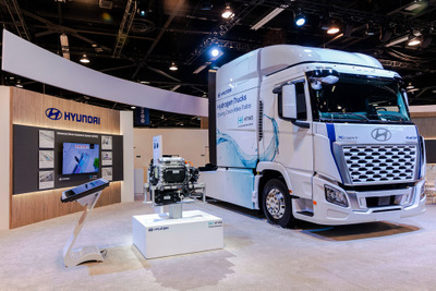 ヒョンデ、北米向け新型燃料電池トラック発表 画像