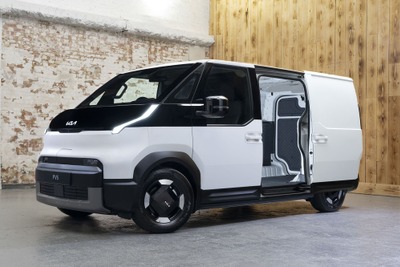 キアの新世代商用EV『PV5』、英国仕様の航続は398kmに 日本導入は2026年春 画像