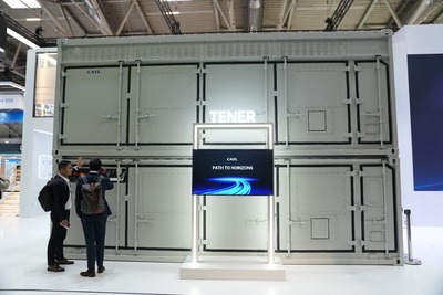 CATL、EV150台を充電できる、世界初の9MWh超の大容量エネルギー貯蔵システム発表 画像