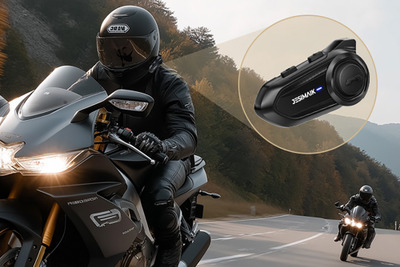 超薄型の高音質スピーカーに最大6台接続も、ジェスマイクの高性能バイクインカム「R18 Lite」発売 画像