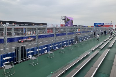フォーミュラE 東京E-Prix 始まる…フリー走行1回目トップは日産のナトー選手 画像
