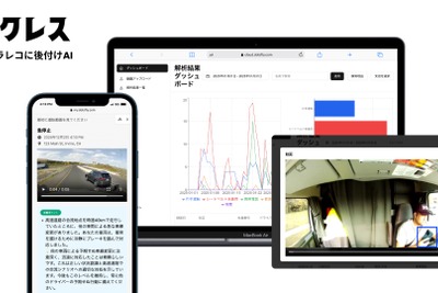 ドラレコをAI化する「アクレス」、三井住友海上が実証実験開始 画像