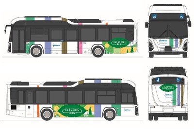 いすゞの国内初のフルフラット路線EVバス、西鉄が九州初の営業運行へ 画像
