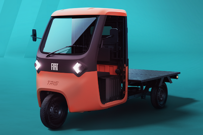 フィアット初の3輪EV『TRIS』発表、ラストマイル配送向けに開発 画像