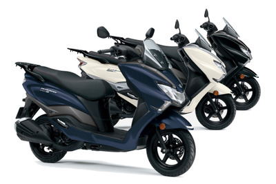 31万7900円で「毎日の走りをワンランクアップ」、スズキの125ccスクーター『バーグマンストリート125EX』発売 画像
