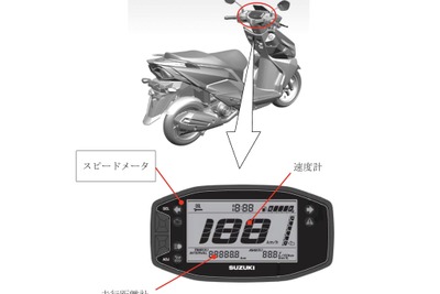 スズキ『アヴェニス』など3車種約2万台をリコール…スピードメーターが機能しない 画像