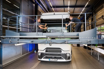 『eキャンター』の整備も可能、ダイムラートラックが独商用車センター拡張 画像