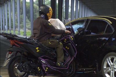 豊田合成、バイク用エアバッグを開発中…早期の市場投入を目指す 画像