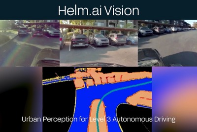 自動運転AI企業「Helm.ai」、量産車向け都市型認識システム発表 画像